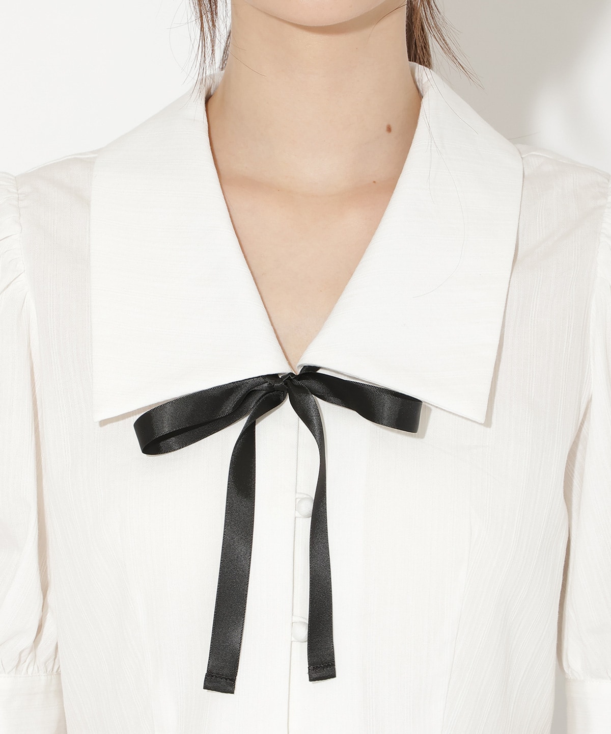 【新色追加】パフスリーブペプラムブラウス