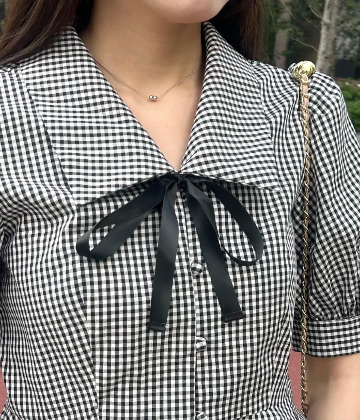 【新色追加】パフスリーブペプラムブラウス