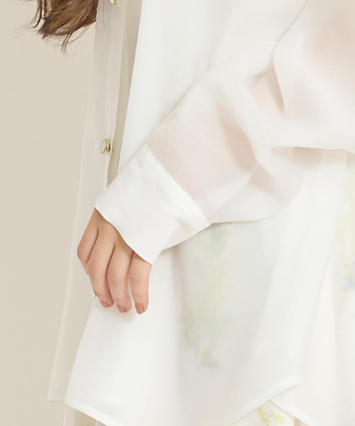 エアリーシアーシャツ