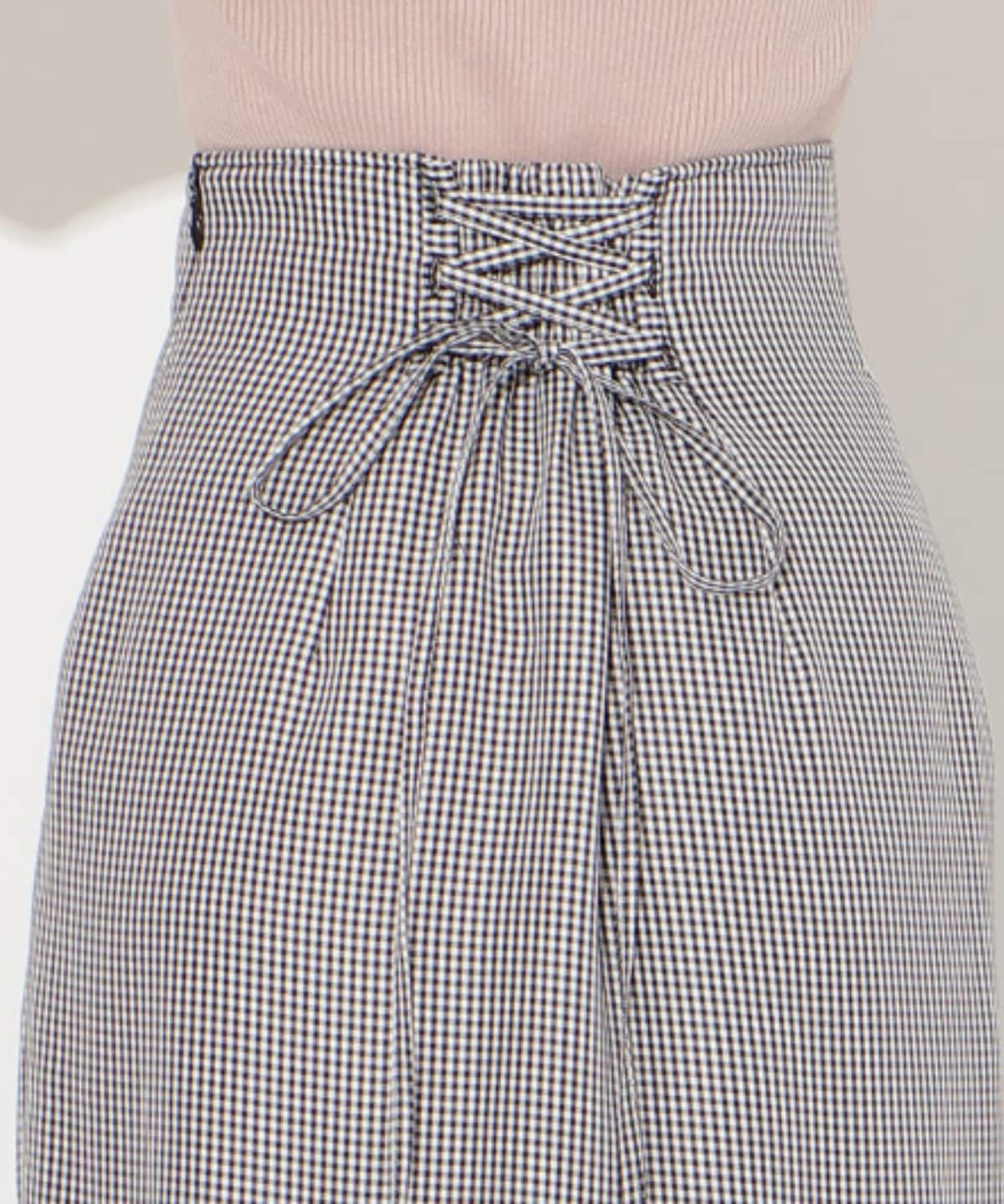 スリットデザインラッフルリボンスカート