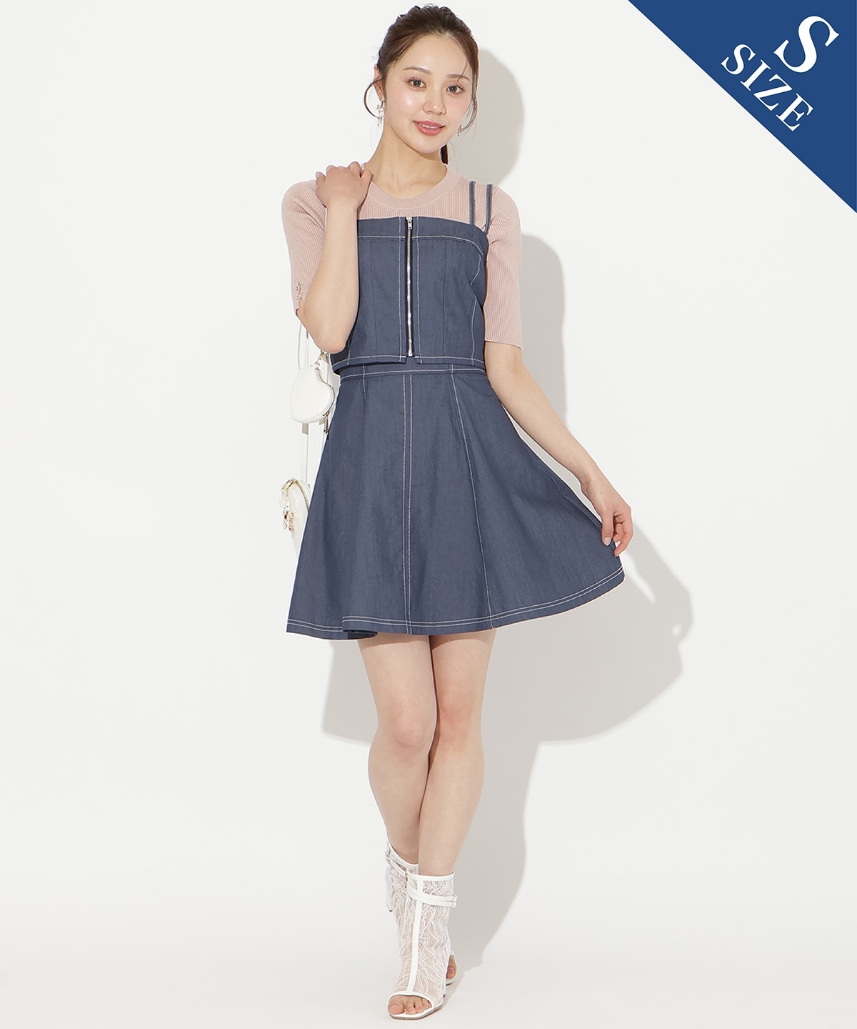 【3/19(thu)10時発売】ライトデニムフレアスカート