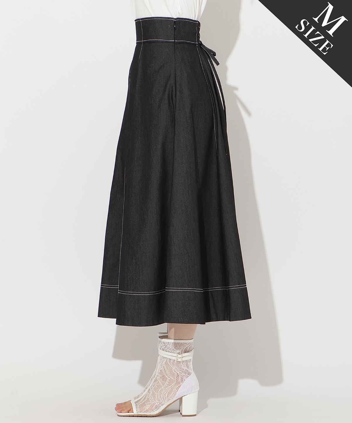 【3/19(thu)10時発売】ライトデニムフレアスカート