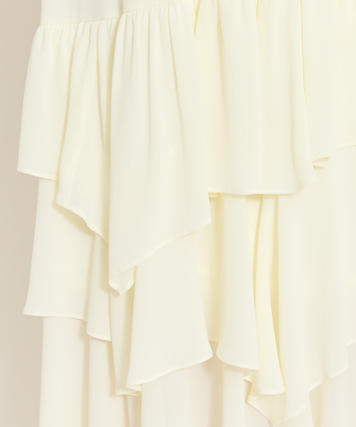 アシメティアードスカート