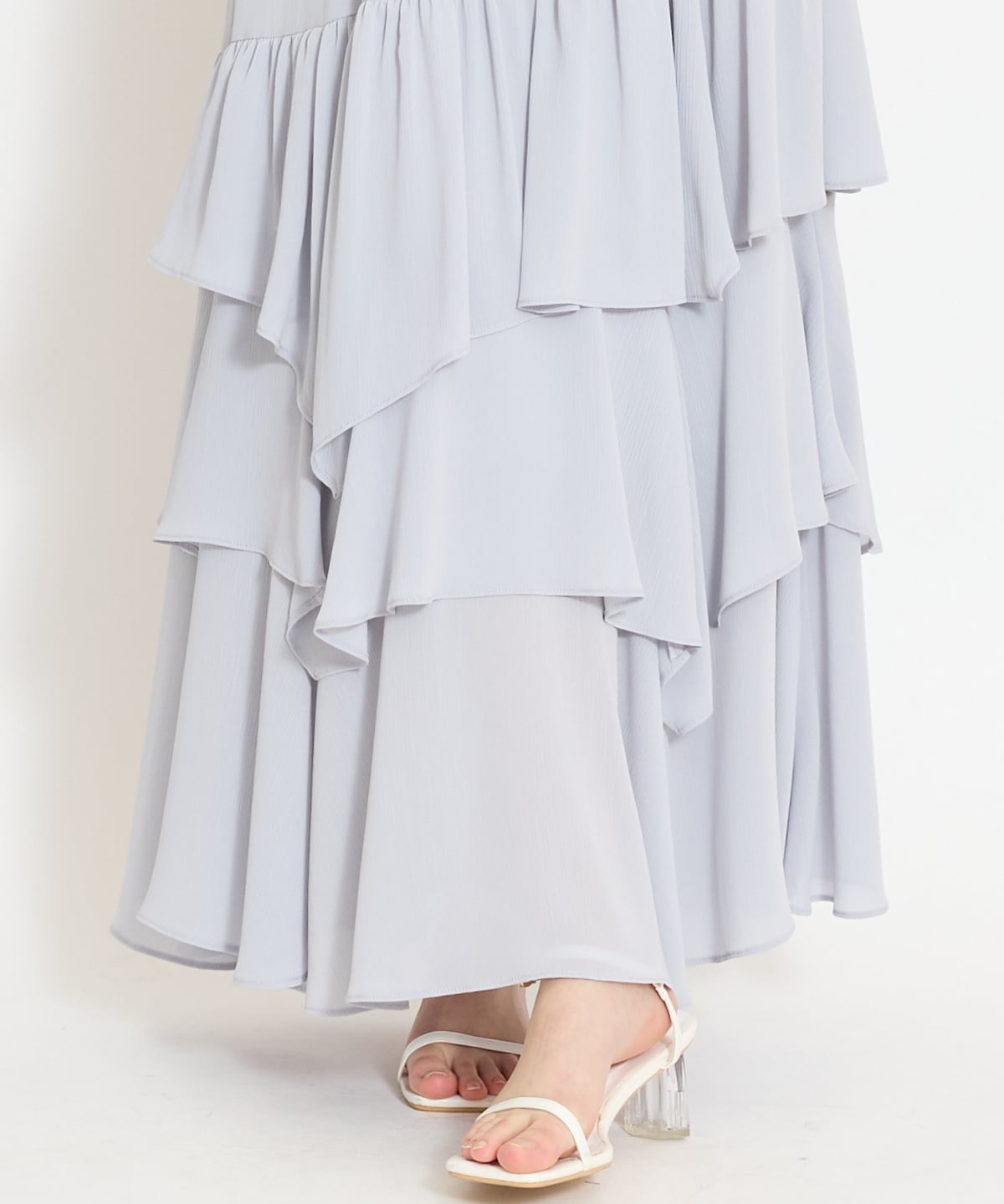 アシメティアードスカート