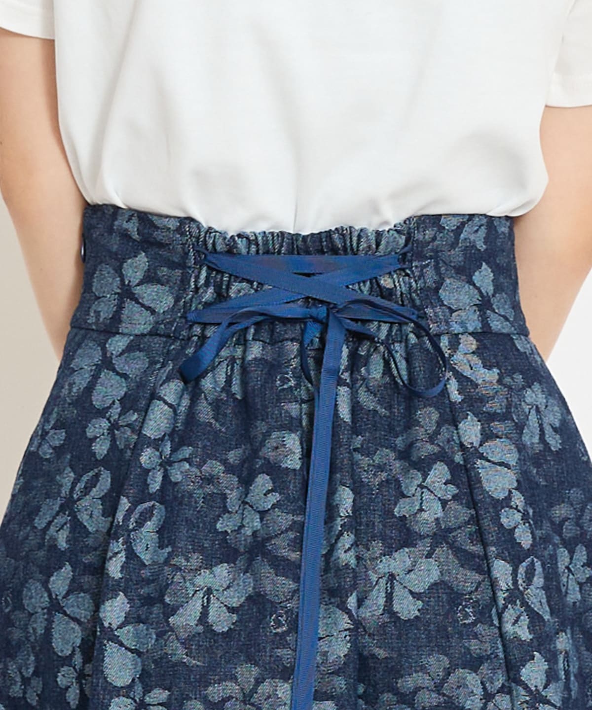 【セットアップ対応】デニムフレアスカート