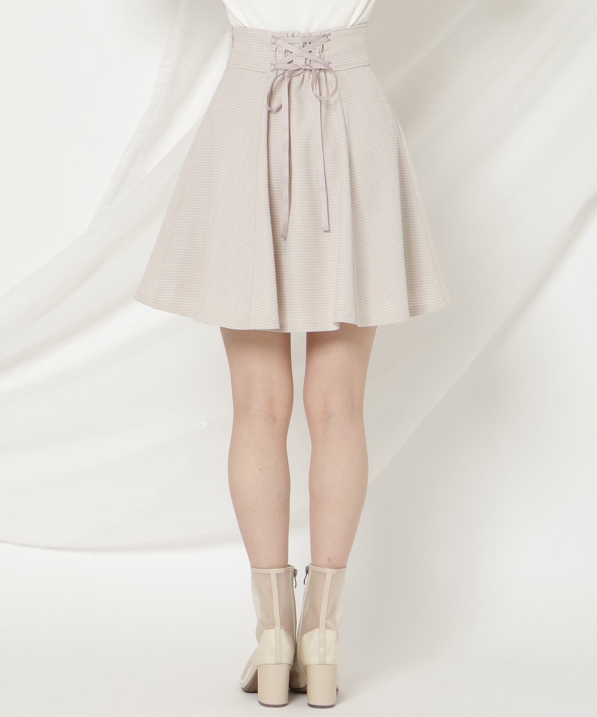 【2/11(wed)10時発売】ハイウエストフレアミニスカート