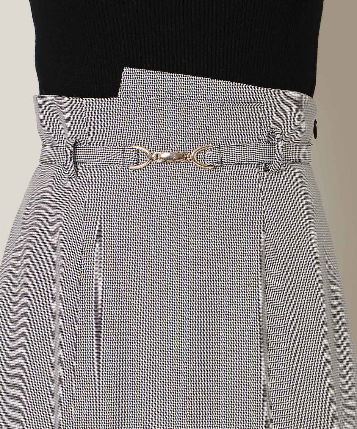 ビットベルト付きマーメイドスカート