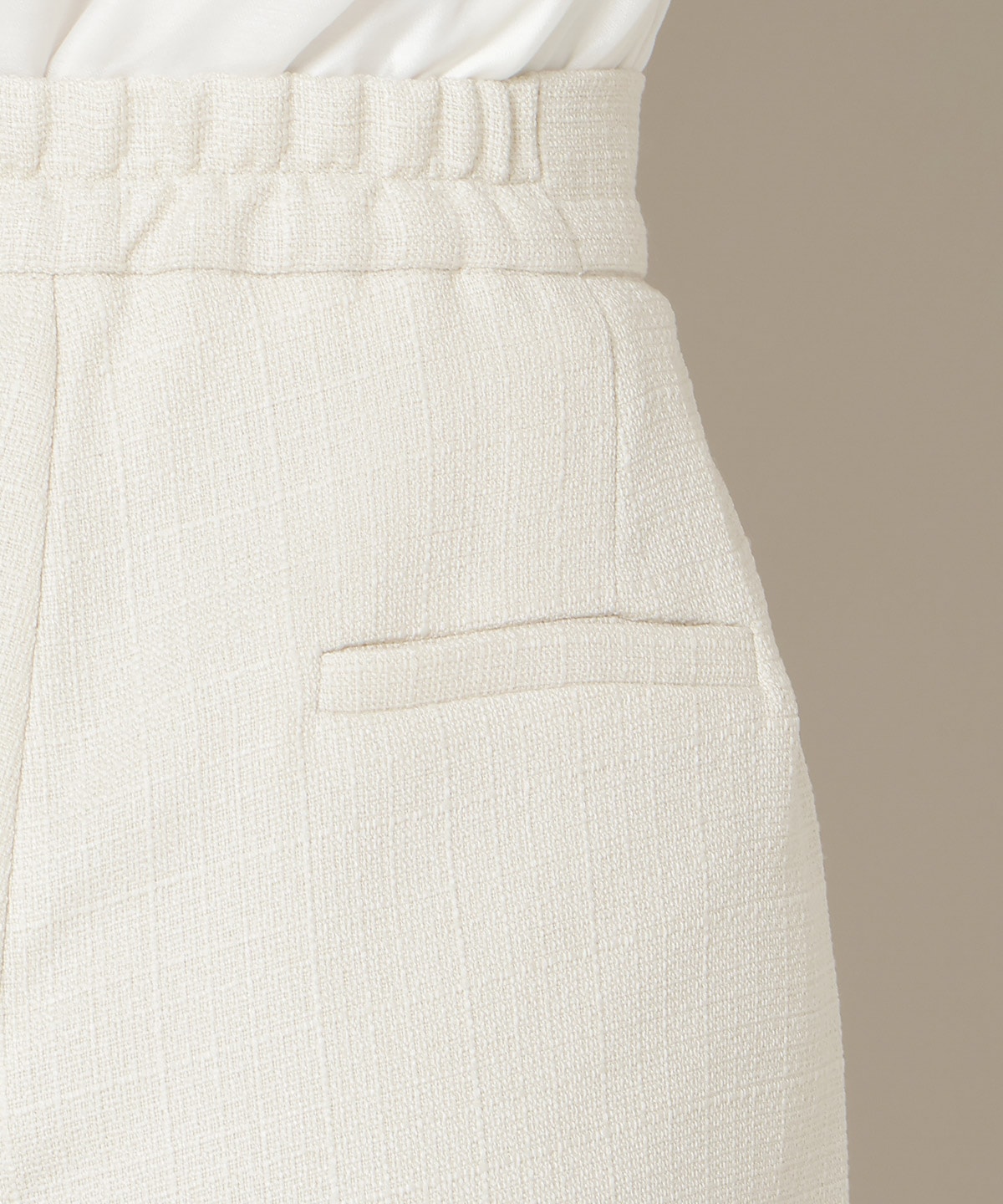 ツイードタックショートパンツ