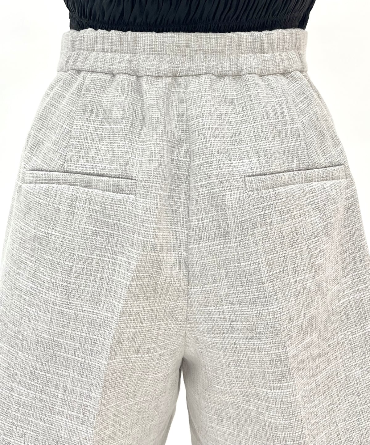 タックツイードショートパンツ