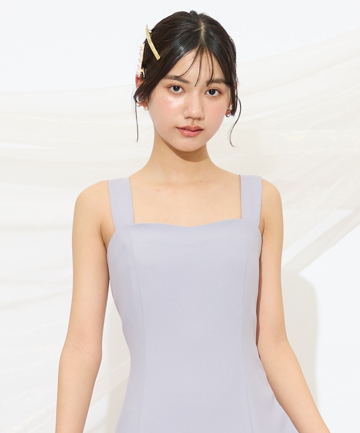 バックレースアップワンピース