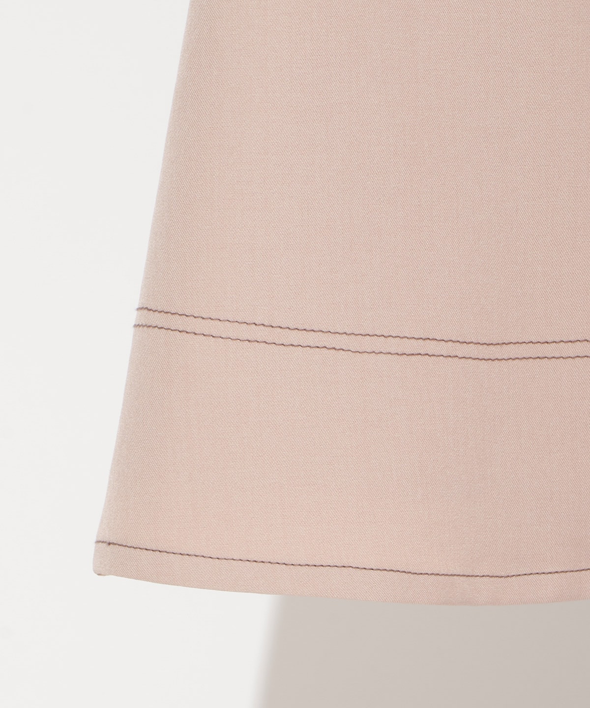 ステッチデザインフレアキャミワンピース