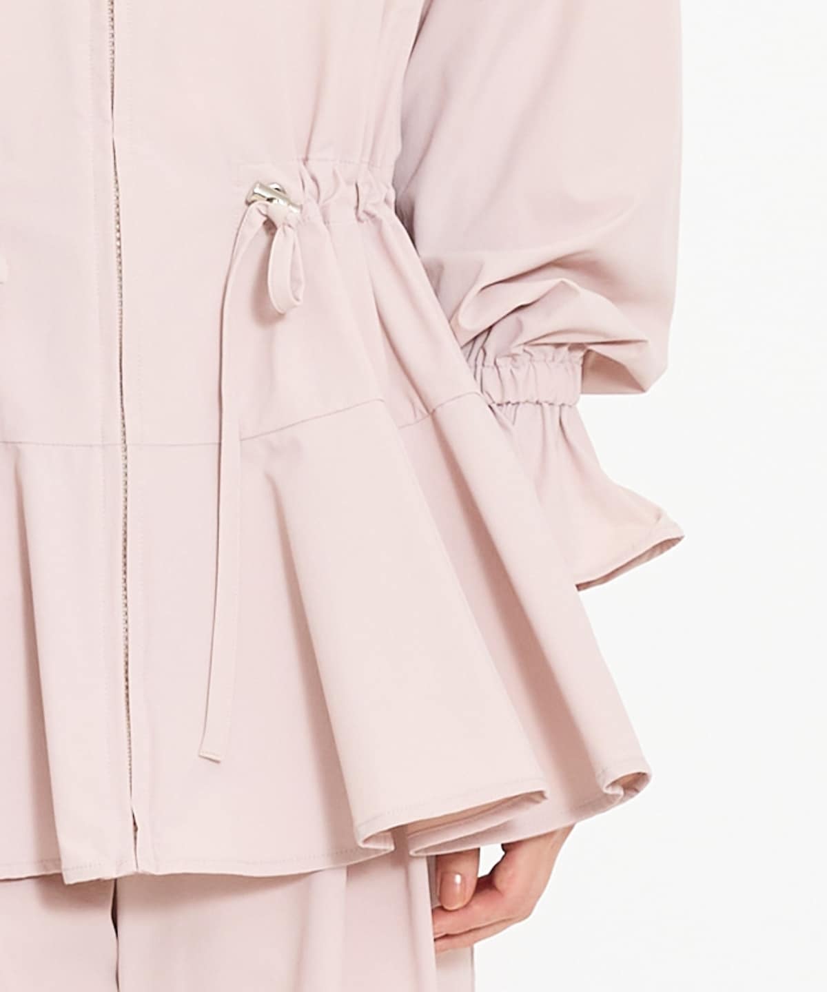 【セットアップ対応】UVカットペプラムブルゾン