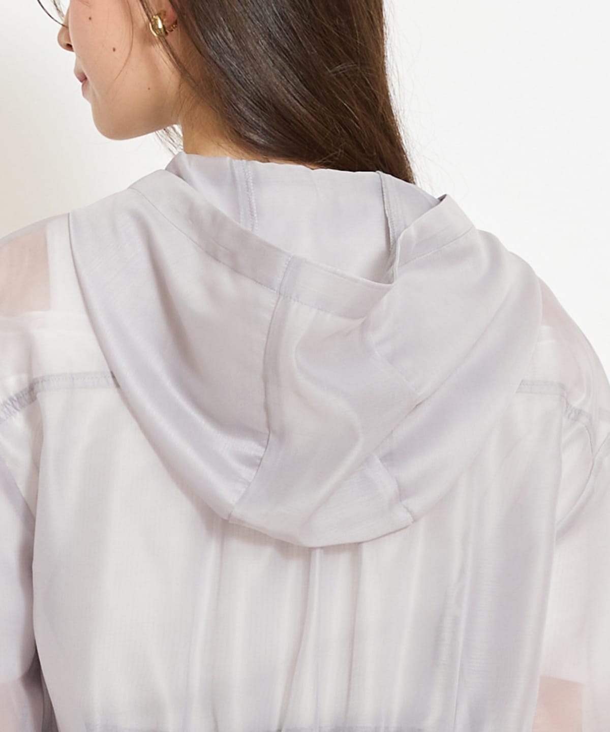 シアーフードブルゾン