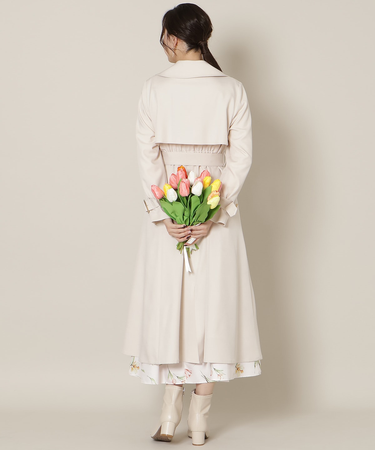 【1/14(wed)18時先行予約開始 】オリジナルフレアトレンチコート