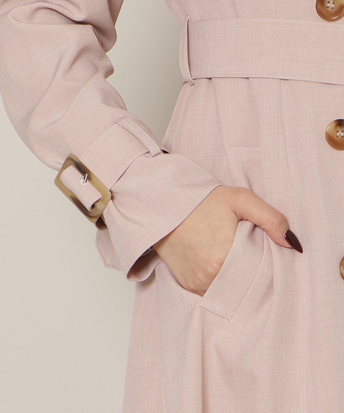 【1/14(wed)18時先行予約開始 】オリジナルフレアトレンチコート