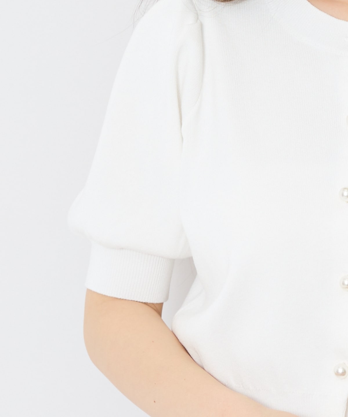 リボンデコレーションカーディガン