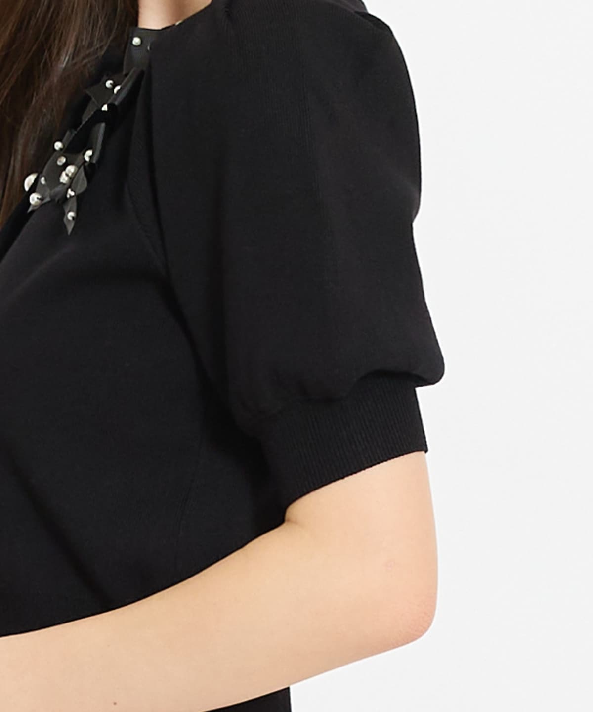 リボンデコレーションカーディガン