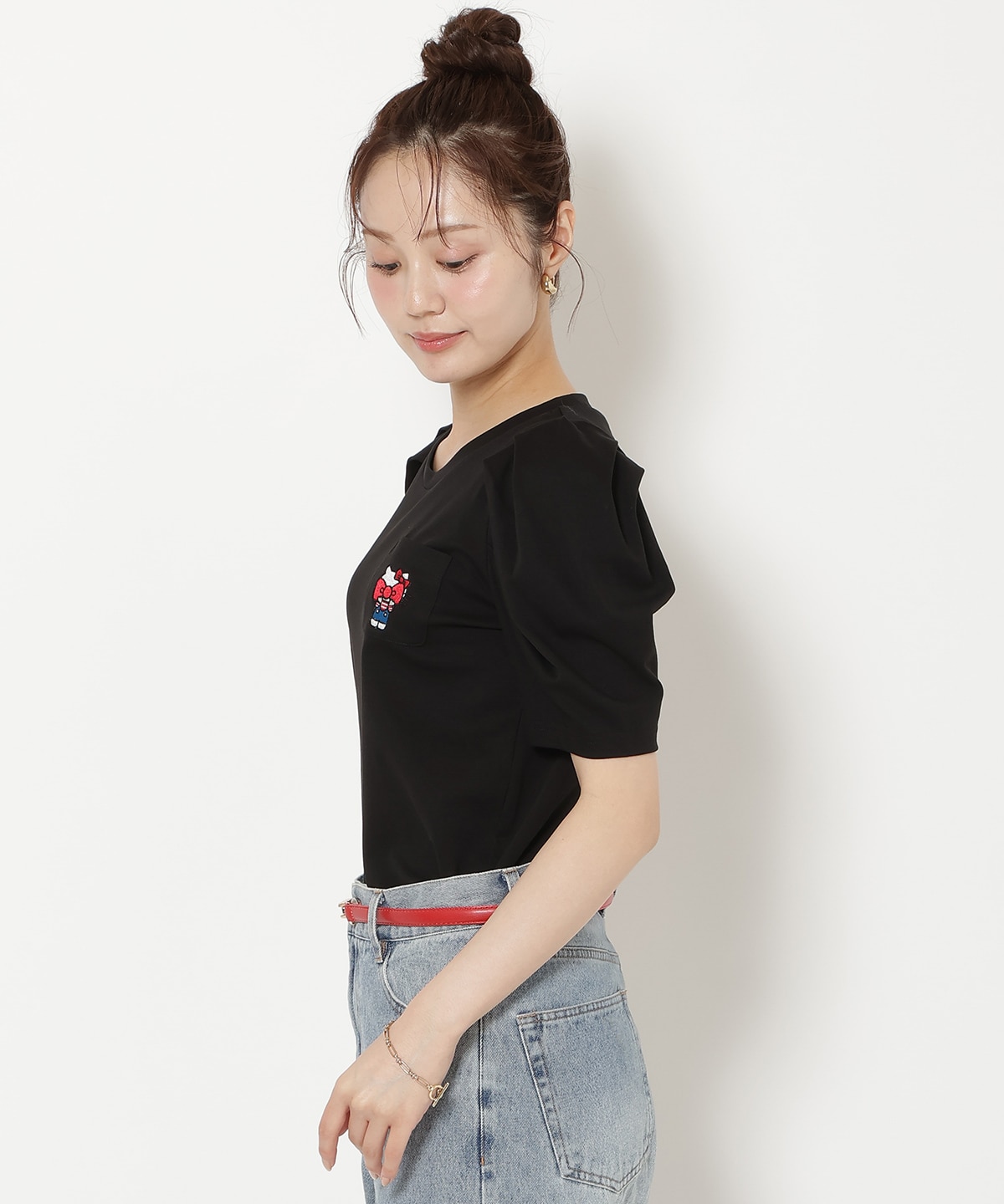 【7/16(thu)10時発売】WILLSELECTION×HELLO KITTY 刺繍カットトップス