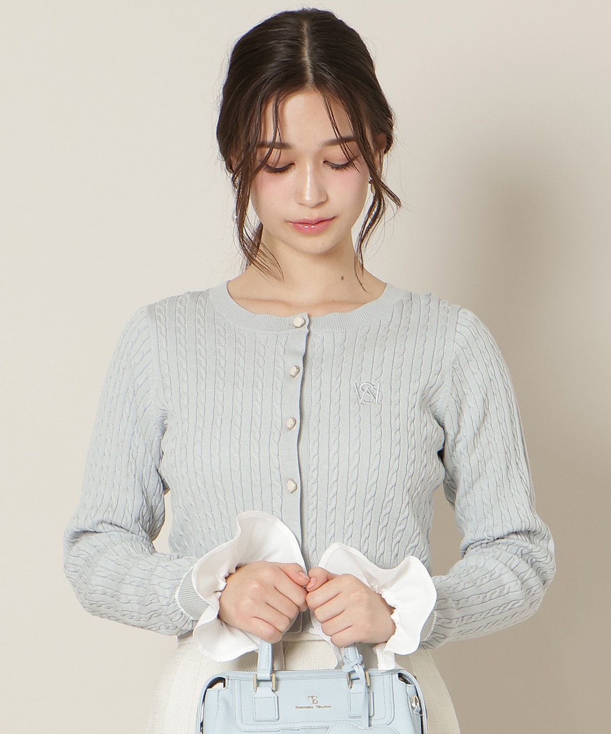 フリルカフスインナートップス