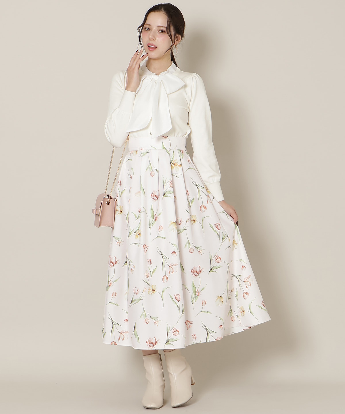 リボンタイプルオーバー