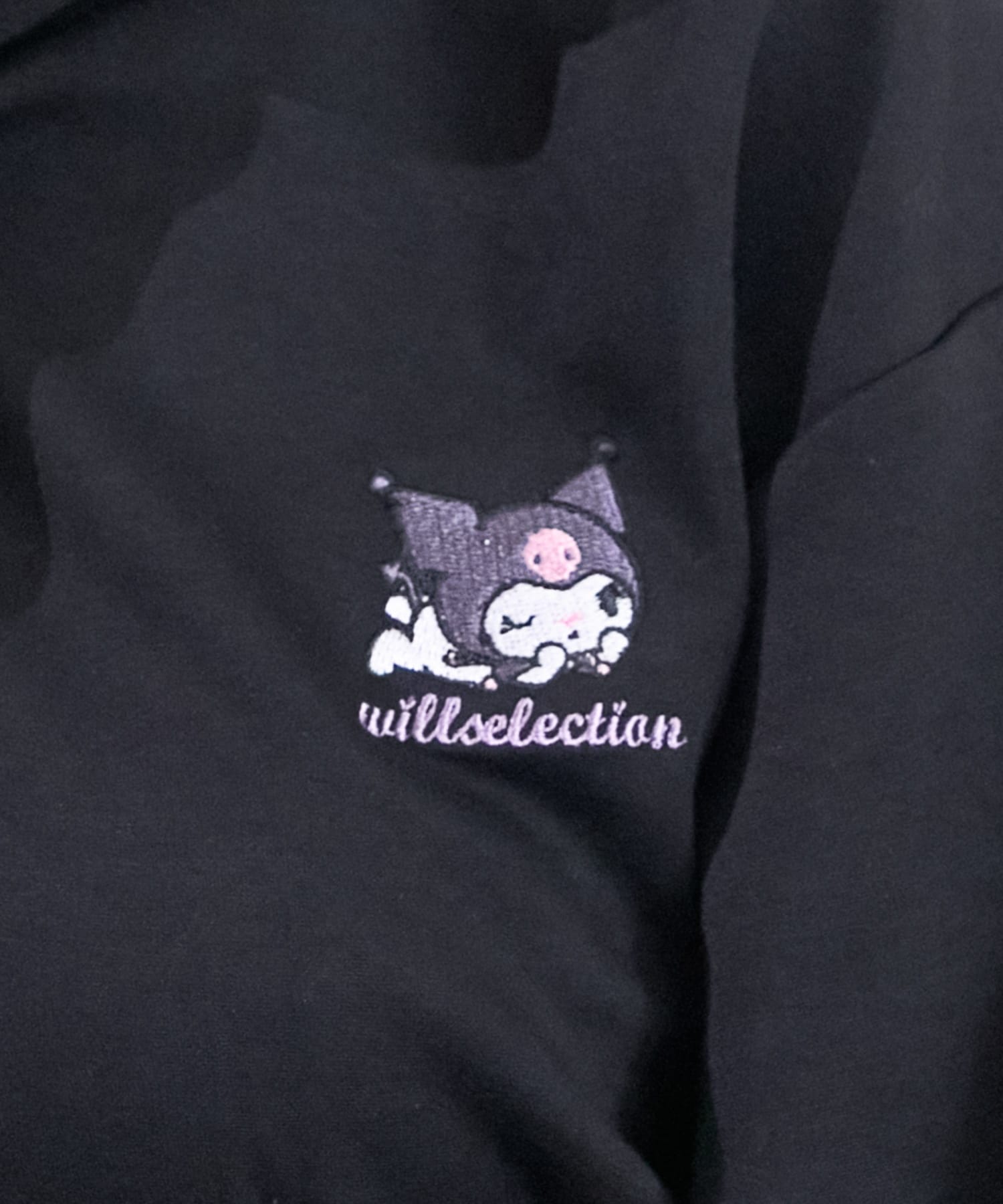 【9/17(thu)10時発売】WILLSELECTION×マイメロディ&クロミ 刺繍フリルフードパーカーワンピース