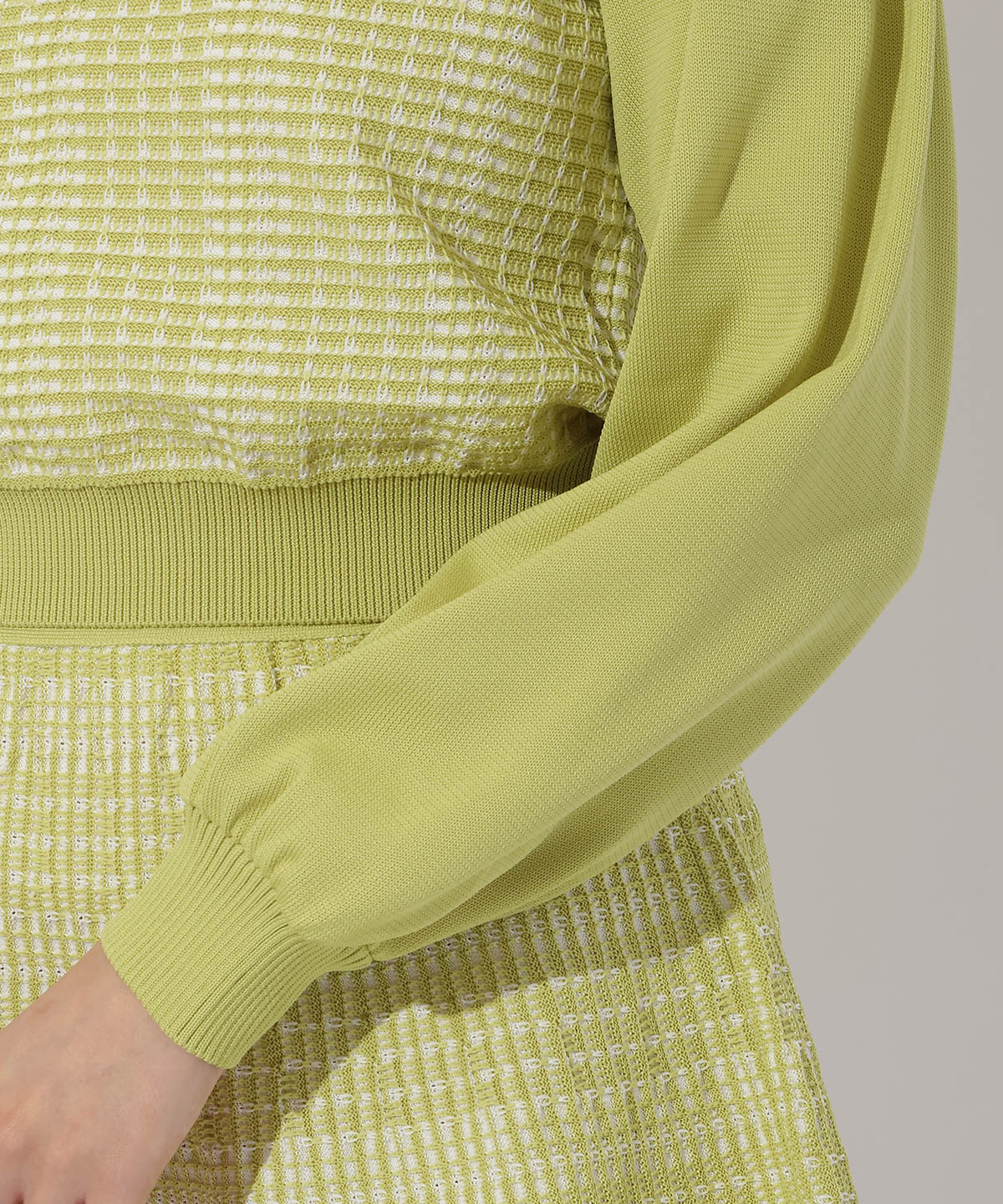 ジャガードニットプルオーバー