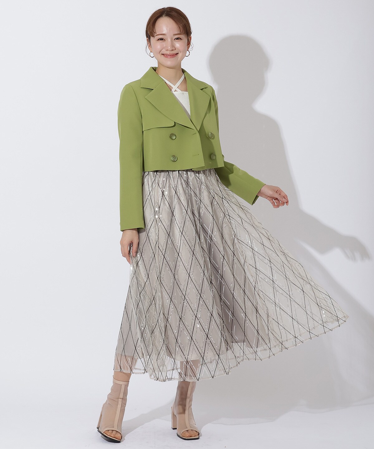 ダブルクロスショートトレンチ