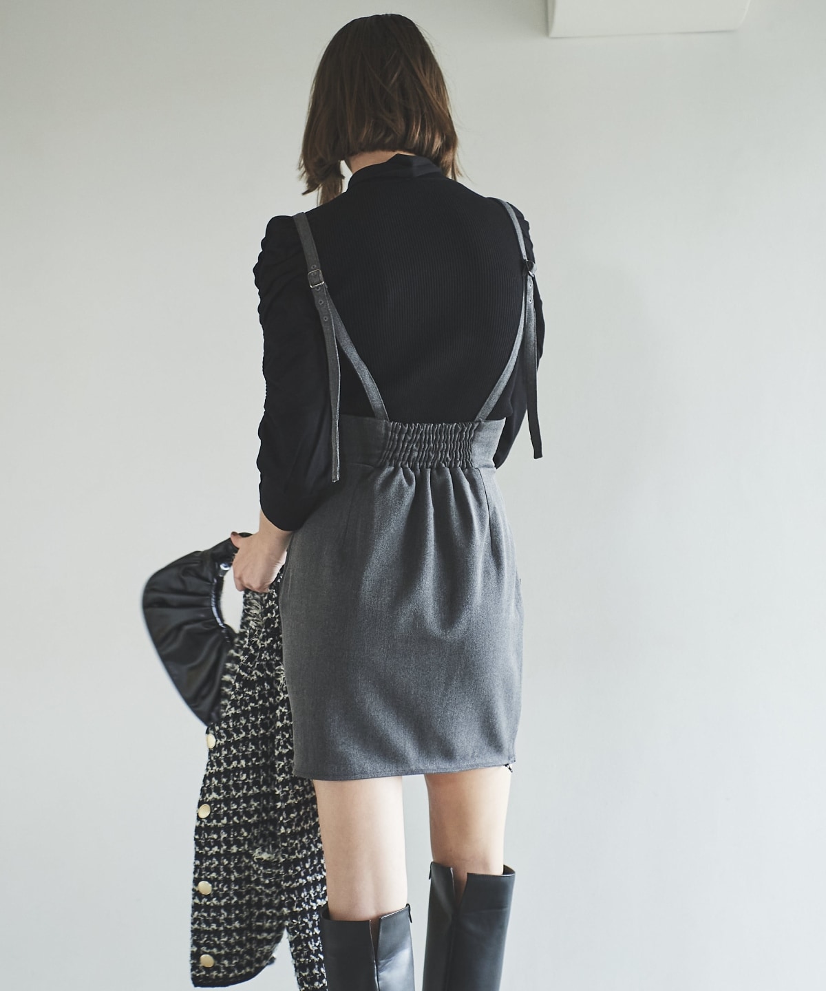 サスペ付き2wayスカート