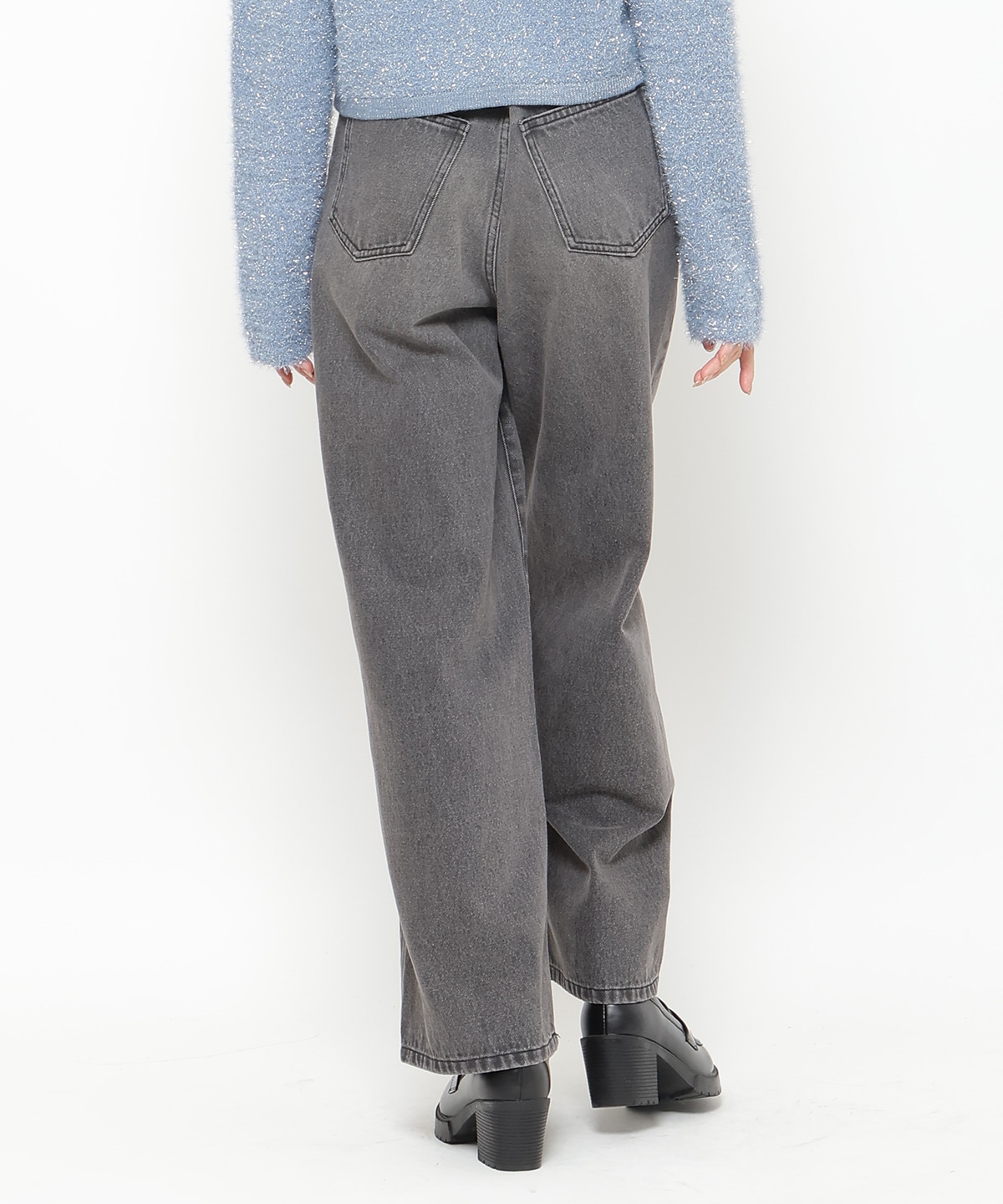 デニムバギーパンツ