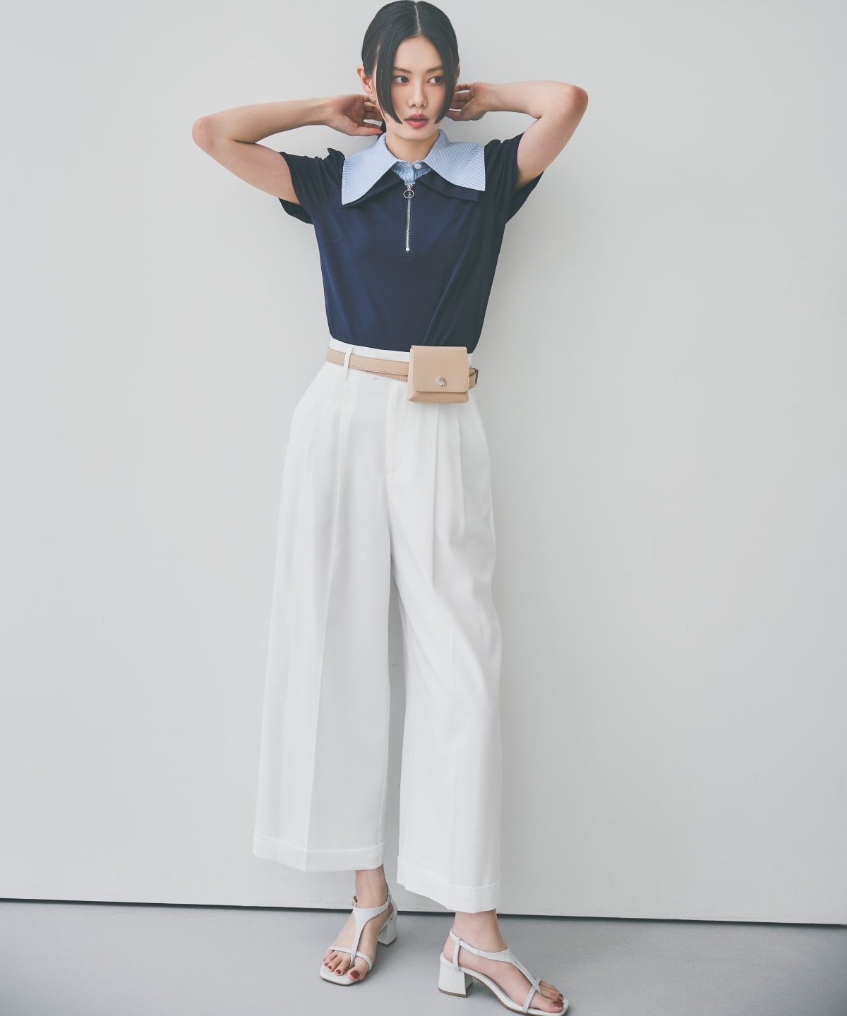 2タックワイドパンツ