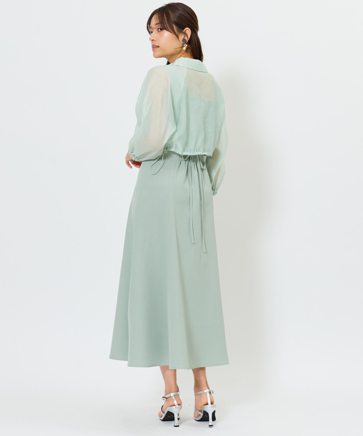 シアーシャツ&ワンピースSET
