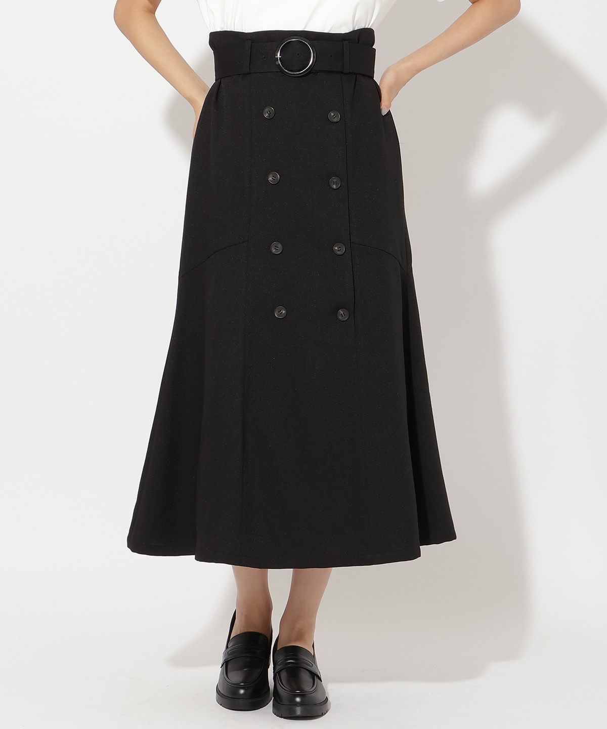 トレンチマーメイドスカート