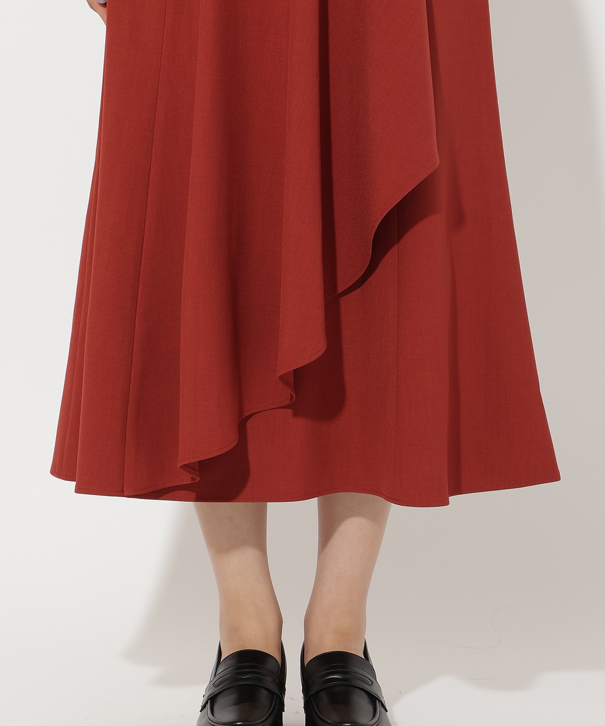 サイドリブラッフルマーメイドスカート