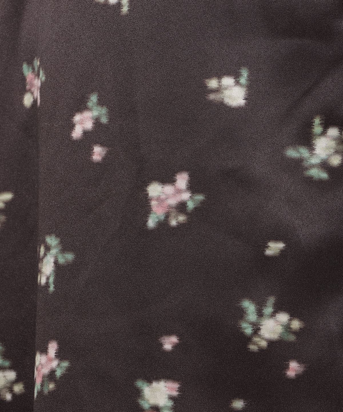 ブラーフラワープリントナロースカート