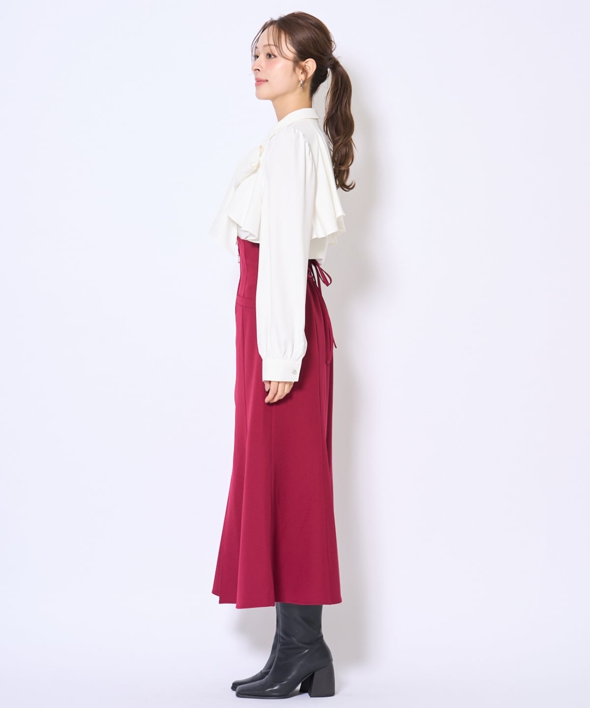 フロントZIPマーメイドスカート