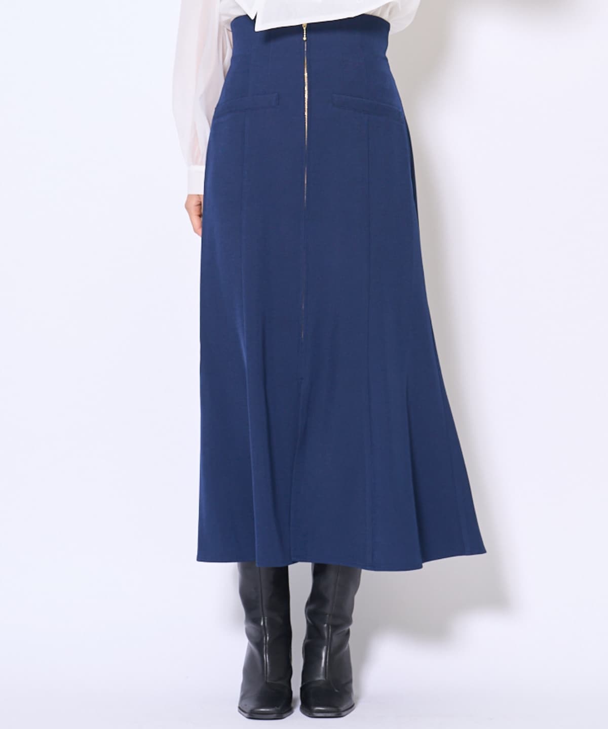 フロントZIPマーメイドスカート