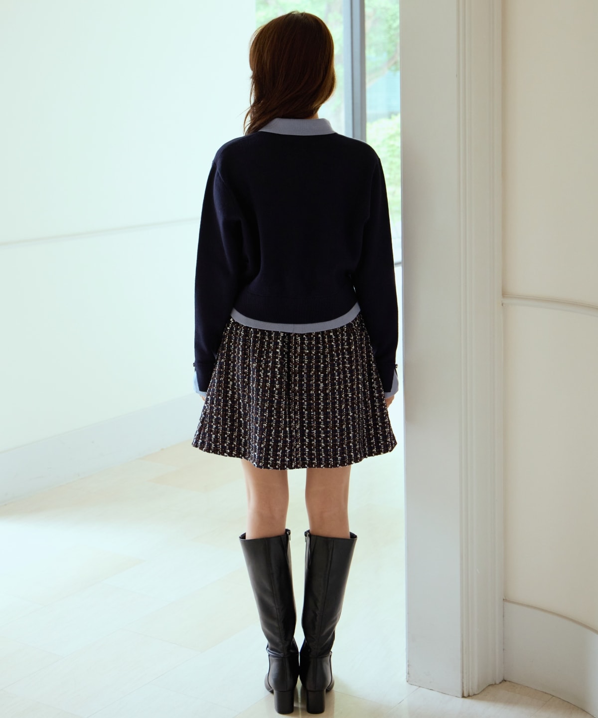 日本製ツイードミニスカート