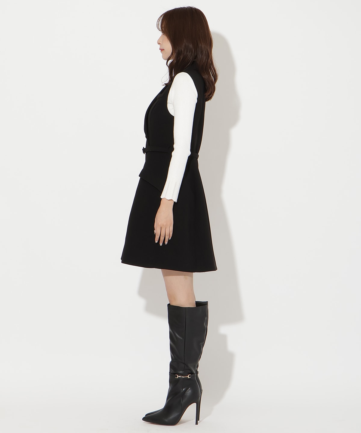 2WAYテーラードジレミニワンピース