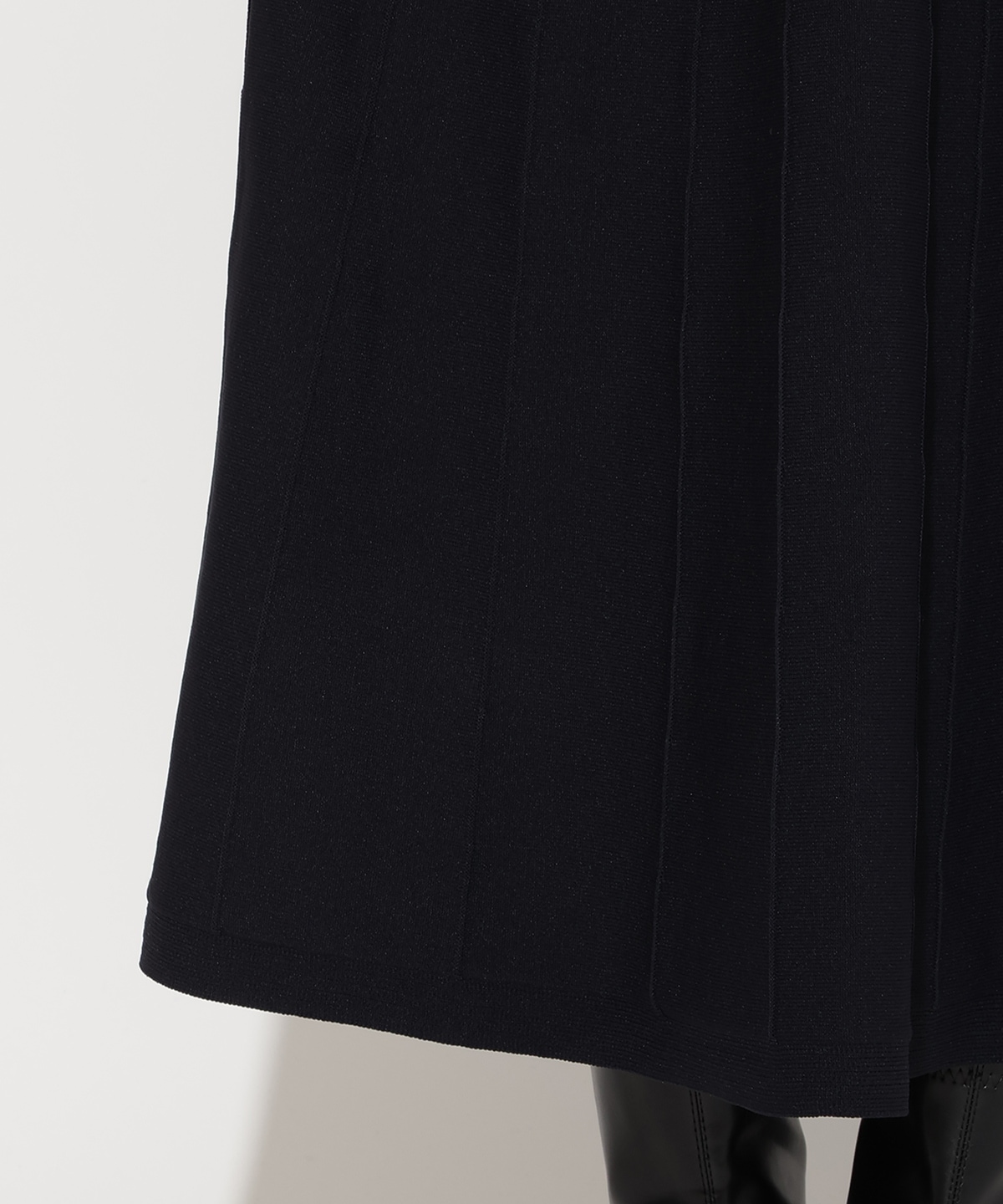 ニットビスチェ風スキッパーワンピース