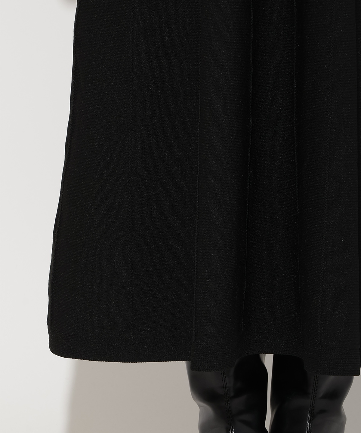 ニットビスチェ風スキッパーワンピース