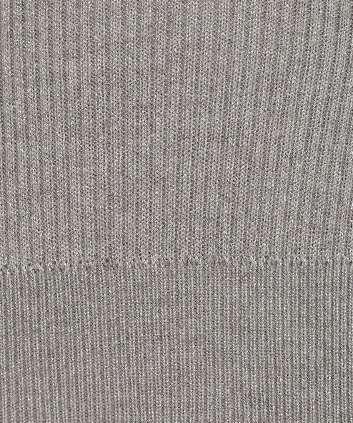 ラメ入り配色ドッキングワンピース