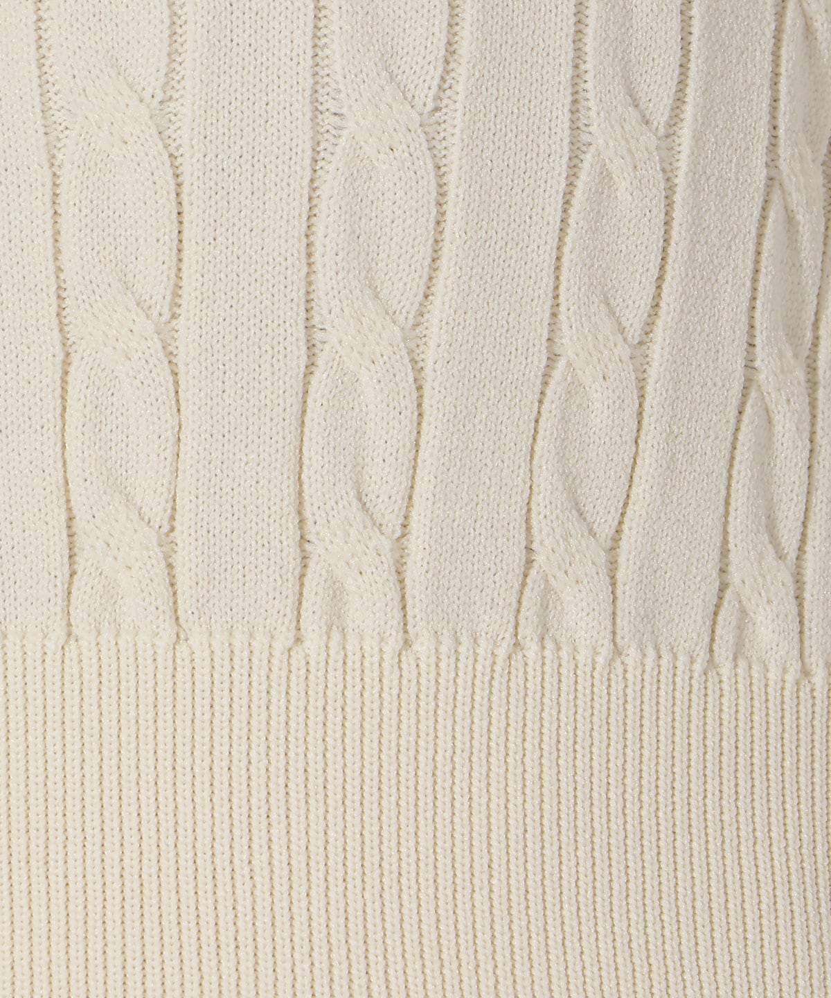 【先行予約受付中】ケーブル編みニットドッキングワンピース