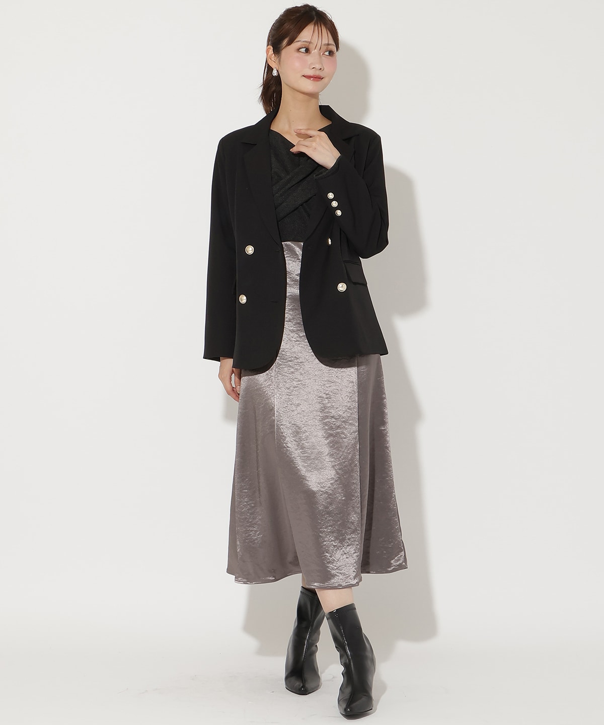 ダブルブレストテーラードジャケット