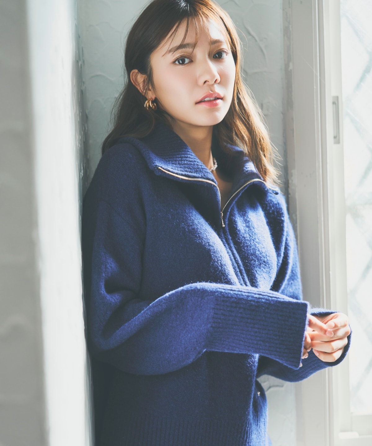 ZIPビッグカラープルオーバー