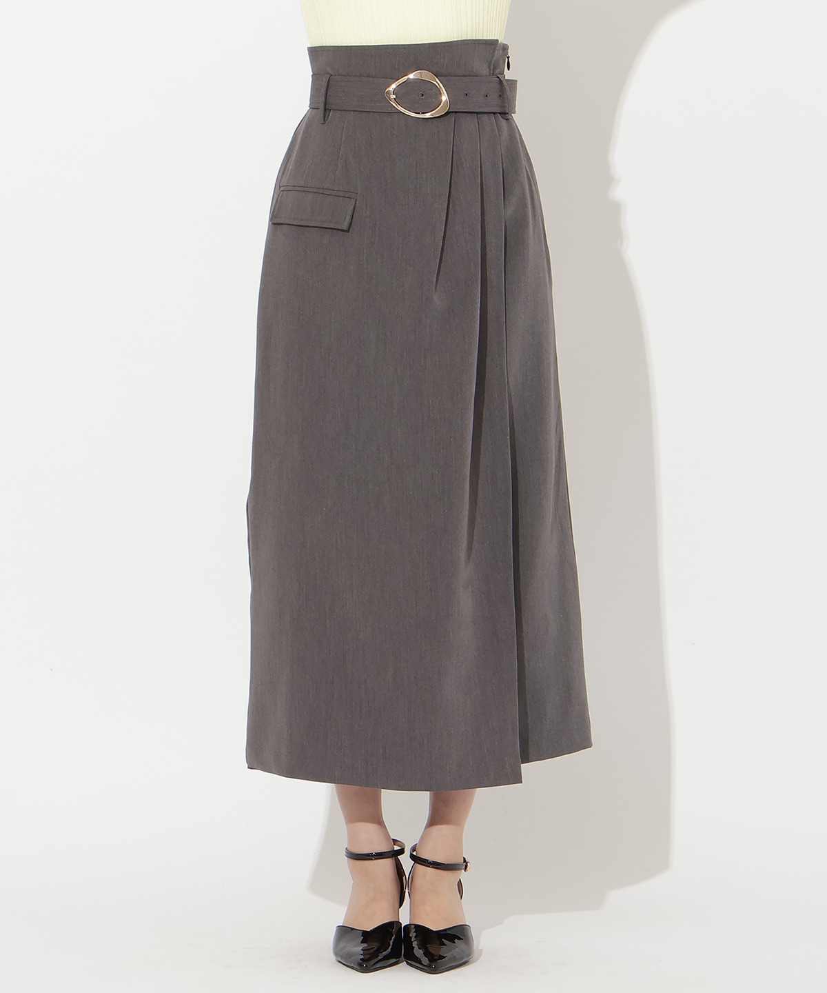 【先行予約受付中】タックストレートスカート