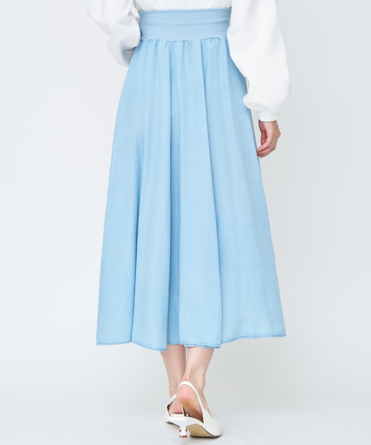 【先行予約受付中】デニムライクロングスカート