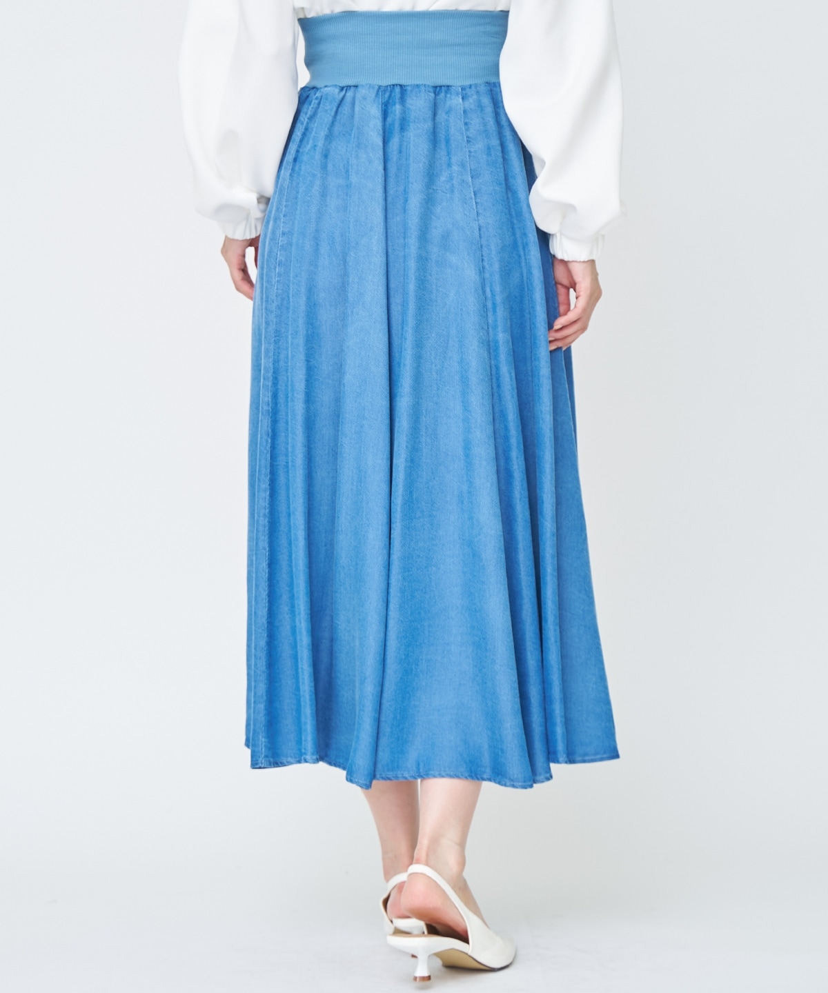 【先行予約受付中】デニムライクロングスカート