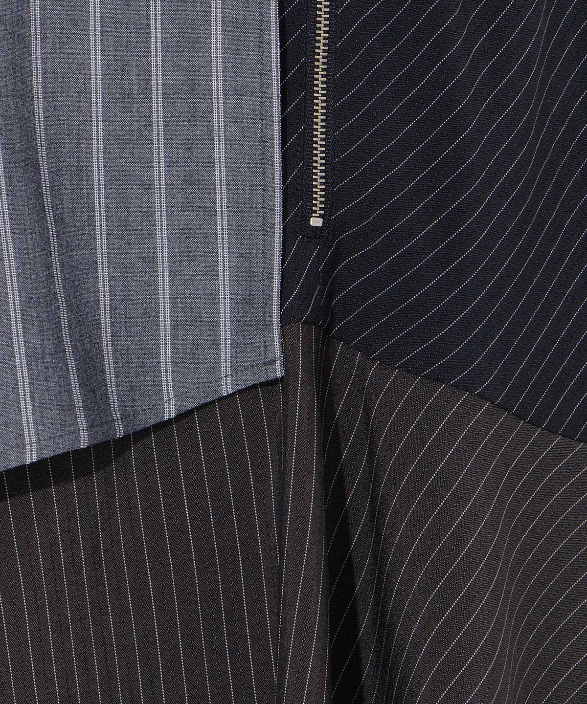 【先行予約受付中】ストライプパッチワークスカート