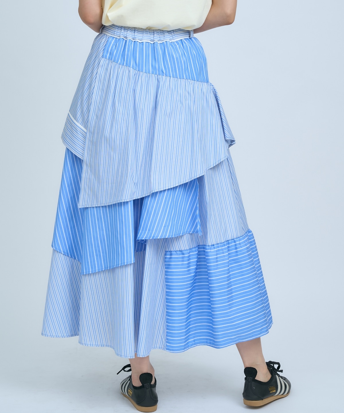マルチストライプスカート