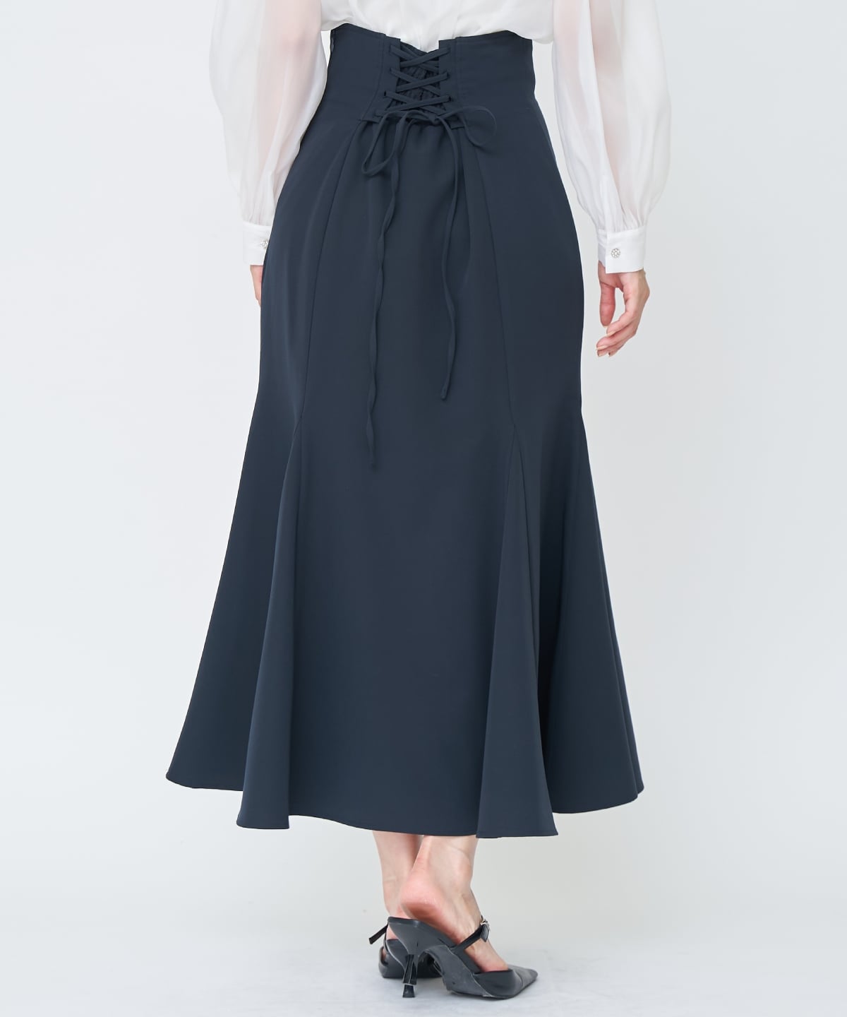 【先行予約受付中】バックレースアップマーメイドスカート